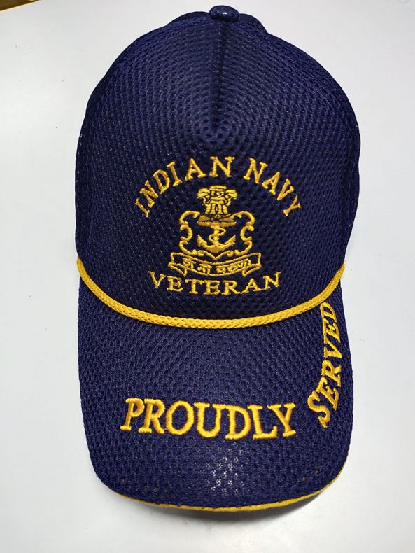 Indian Navy Veteran Cap Navy Blue – Qualitee Mart
